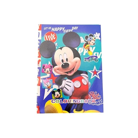 دفتر تلوين مع استيكرات/1قطعه*