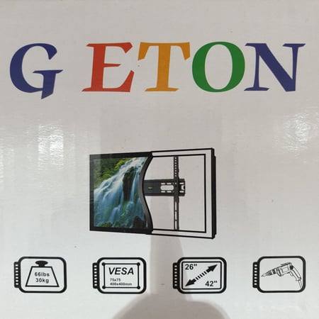 جيتون | حامل تلفزيون جداري 30-50 بوصة GETON | Flat TV Panel Television Wall Holder