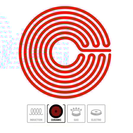 سطح ميديا سيراميك 60 سم كهرباء بلت ان-MCHF645