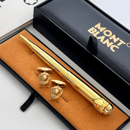 اطقم قلم وكبك مونت بلانك