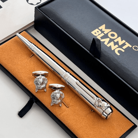 اطقم قلم وكبك مونت بلانك