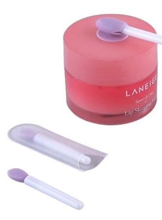 فرشاة الشفاه مع غطا لاصق