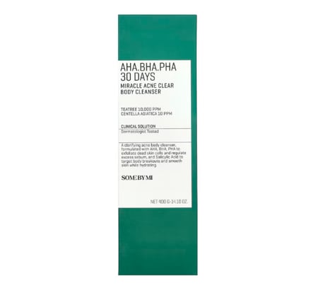 غسول جسم أحماض التقشير المعجزة لعلاج الحبوب 400 مل