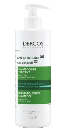 شامبو ديركوس المضاد للقشرة للشعر العادي الى الدهني من فيشي 390مل