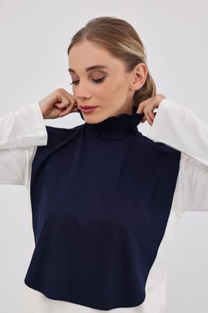 تكملة ححاب كحلي تغطية رقبة