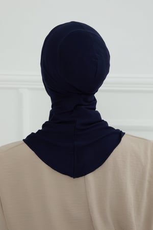 قبعة كاملة تغطي الرقبة والرأس - كحلي