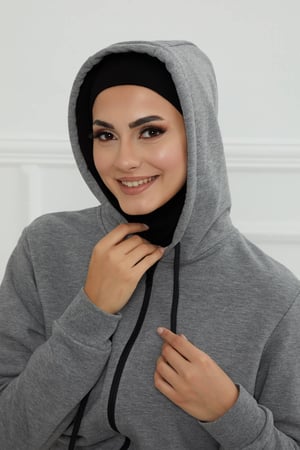 قبعة كاملة تغطي الرقبة والرأس - أسود