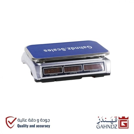 ميزان إلكتروني للاستخدامات التجارية بدقة 1 جرام - 40 كغ