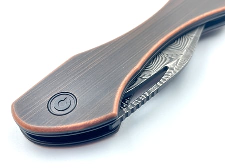 سكين - مطوية عالم السكاكين - شبرية حاد الاصدار الثاني مقبض نحاس Hadd c