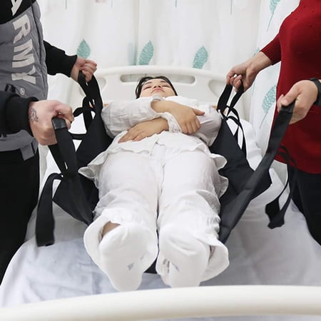 فراش لنقل المرضى من السرير إلى الكرسي بأمان من بداية الطب