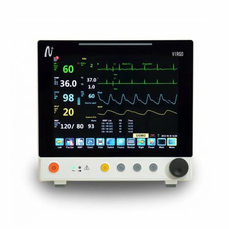 جهاز مراقبة علامات حيوية VIRGO Patient Monitor بدون استاند