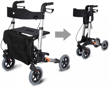 مشاية دوارة أسطوانية قابلة للطي من متجر بداية الطب للمستلزمات الطبية