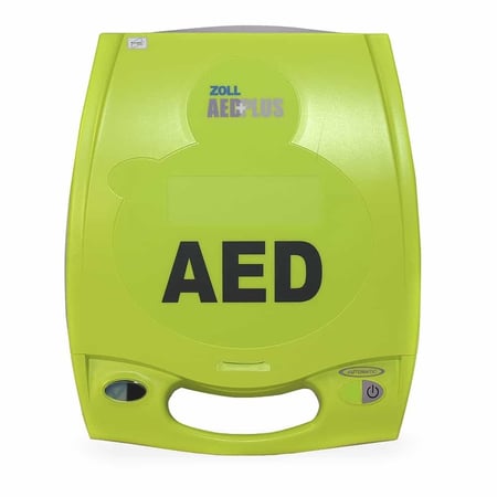 تقوم وحدة AED Plus بتوجيه رجال الإنقاذ في إجراء عمليات الإنعاش القلبي