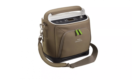 جهاز مولد أكسجين محمول فيلبس يتضمن واجهة تحكم باللمس من بداية الطب