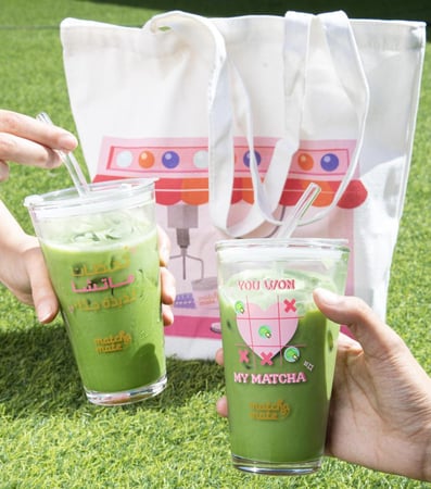 كوب ماتشا زجاجي (شكل 1 )