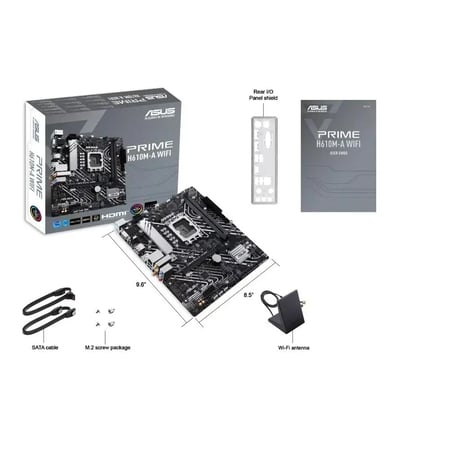 Asus Prime H610m-A Wifi DDR5 1700 LGA | مذربورد اسوس