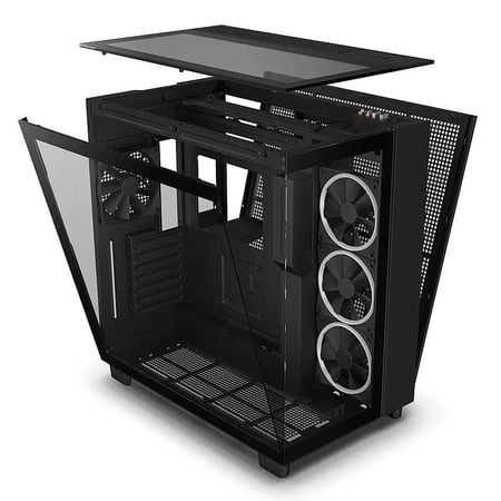 NZXT H9 Elite Black | كيس ان زي اكس تي اتش 9 ايليت اسود