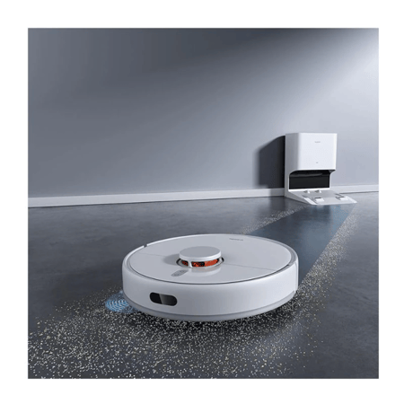 مكنسة شاومي وممسحة روبوت ذكية إكس 10، تقنية ال دي اس الجيل الجديد، أبيض - BHR6404EN