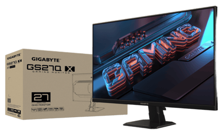 شاشه العاب غيغابايت | gigabyte GS27Q X Gaming Monitor 27 inch IPS 240Hz 2K