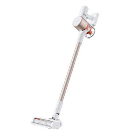 شاومي مكنسة كهربائية جي 9 بلس بمحرك رقمي عالي السرعة من مي | عمر بطارية طويل للغاية 60 دقيقة | تصميم قابلة للاستبدال | فرشاة ارضية مضادة للتشابك ابيض