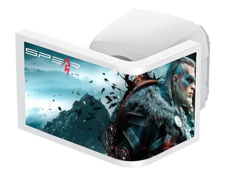 Spear TRYOFLOWX360 CURVE 360mm LCD curved Screen Liquid cooler White | مبرد مائي احترافي سبير تيم مع شاشة منحنيه 360مم لون أبيض