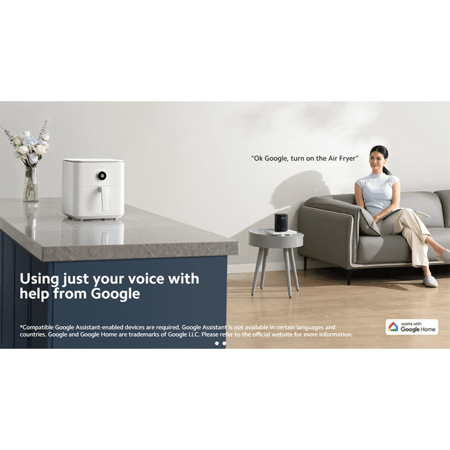 شاومي قلاية هوائية ذكية بسعة 6.5 لتر وبقوة 1800 واط - أسود