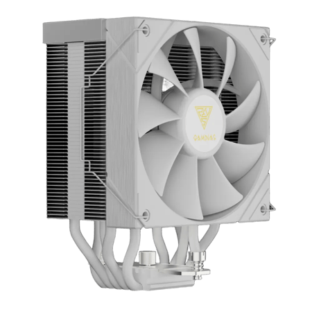 Gamedias Xander BOREAS M2-51D WH | مبرد هوائي احترافي جيمدياس لون ابيض مع شاشة معلومات رقمية