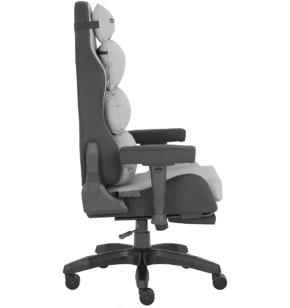 كرسي احترافي باللون الرمادي | Spear Chair Footrest Gray