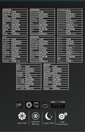 Spear H-500 White | مبرد هوائي احترافي سبير لون ابيض