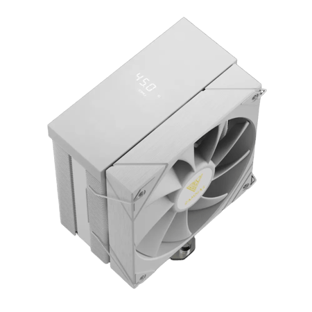 Gamedias Xander BOREAS M2-51D WH | مبرد هوائي احترافي جيمدياس لون ابيض مع شاشة معلومات رقمية