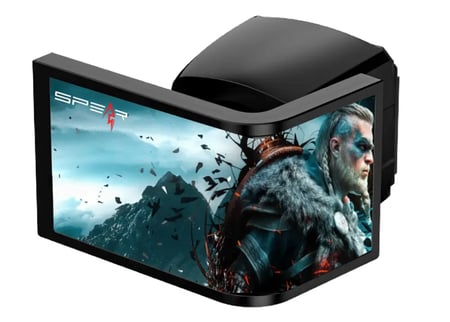 Spear TRYOFLOWX360 CURVE 360mm LCD curved Screen Liquid cooler Black | مبرد مائي احترافي سبير تيم مع شاشة منحنيه 360مم لون أسود