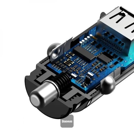 شاحن سياره 30w بمدخلين Baseus USB,PD