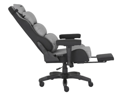 كرسي احترافي باللون الرمادي | Spear Chair Footrest Gray