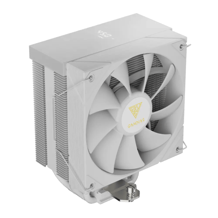 Gamedias Xander BOREAS M2-51D WH | مبرد هوائي احترافي جيمدياس لون ابيض مع شاشة معلومات رقمية