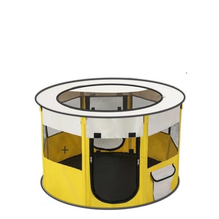 خيمة للقطط ذات منافذ للتهويه وشفافه ومصنوعة من أجود أنواع الجلد الصحي للحيوانات الأليفة - متعددة المقاسات