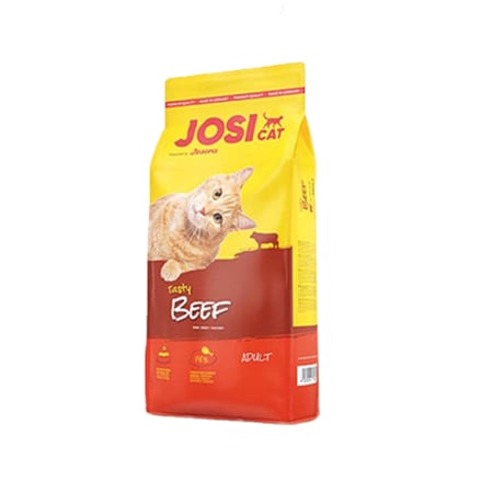جوسي كات طعام جاف للقطط البالغة بنكهة اللحم البقري  متعدد الأوزان