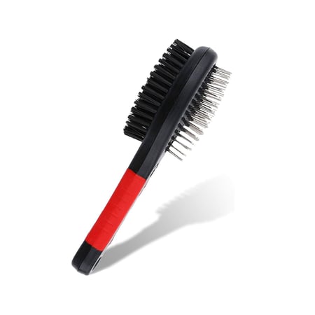 فرشاة من جهتين للعنايه بالحيوانات الاليفه- 7x25