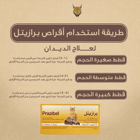 حبوب لعلاج الديدان القطط - علاج ديدان القطط - علاج الديدان المعوية