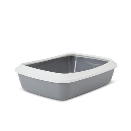 حوض رمل قطط مفتوح ذات حافه صغير  الحجم 42 سم