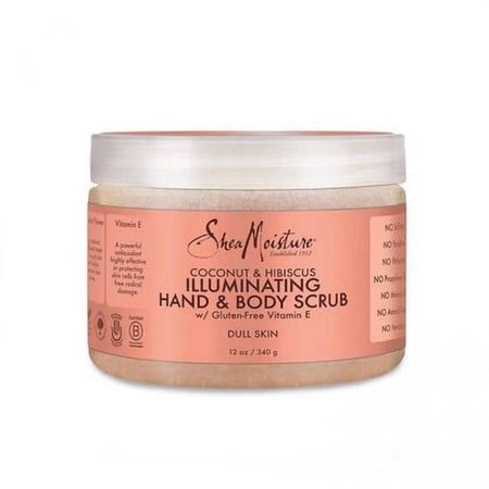 مقشر اليدين والجسم بجوز الهند والكركديه من شيا مويستشر - 340 g