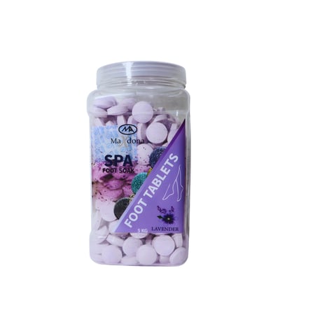 أقراص فوار لافندر لنقع القدمين "سبا" من Maxdona - عبوة (5 كجم)