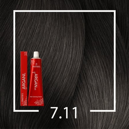 صبغة شعر باستيل 7.11 أشقر متوسط مطفي بالأرجان