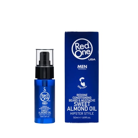 عبوة زيت اللوز الحلو للحية والشارب من ريد ون -Red One Sweet Almond Oil