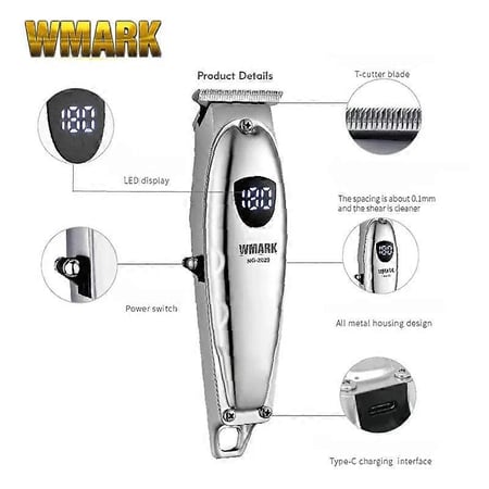 ماكينة تحديد WMARK NG-2029 - شاشة LED ومحرك 6500 RPM