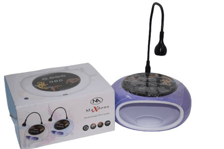 جهاز تجفيف الاظافر ديجتال مع لمبة ماكس دونا