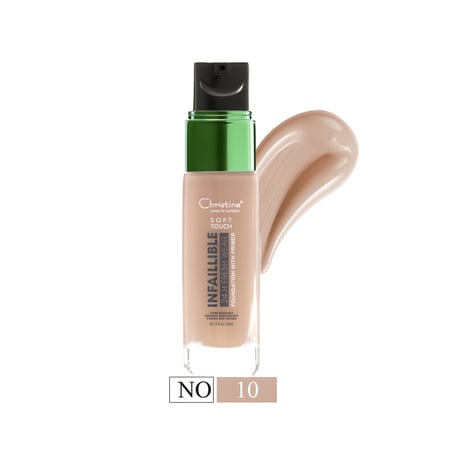 فاونديشن كريستين إنفاليبل مع برايمر - درجة 10 (30 مل)