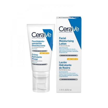 لوشن ترطيب الوجه النهاري بعامل حماية من الشمس 25 من سيرافي 52مل