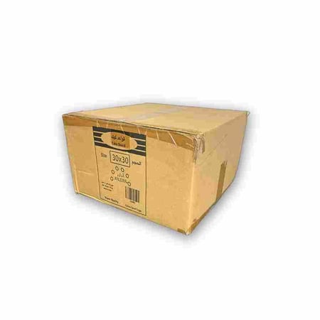 قاعدة كيك مربع لون ذهبي 10 كيلو 30 سم