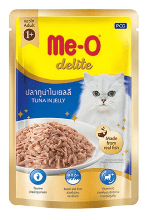 ميو طعام رطب للقطط ( تونة في الجيلي)  70 جرام.