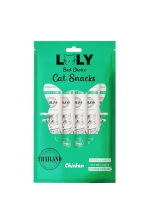 لولي مكافآت للقطط بنكهة الدجاج  15x5 جم